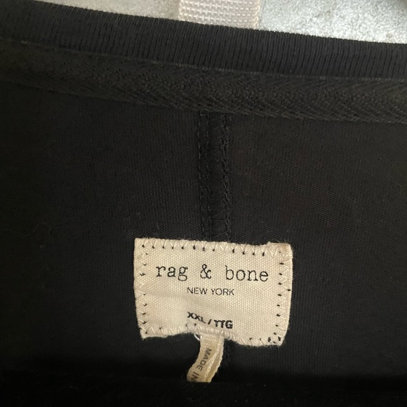 Rag & Bone black t-shirt XXL - Picture 3 of 4